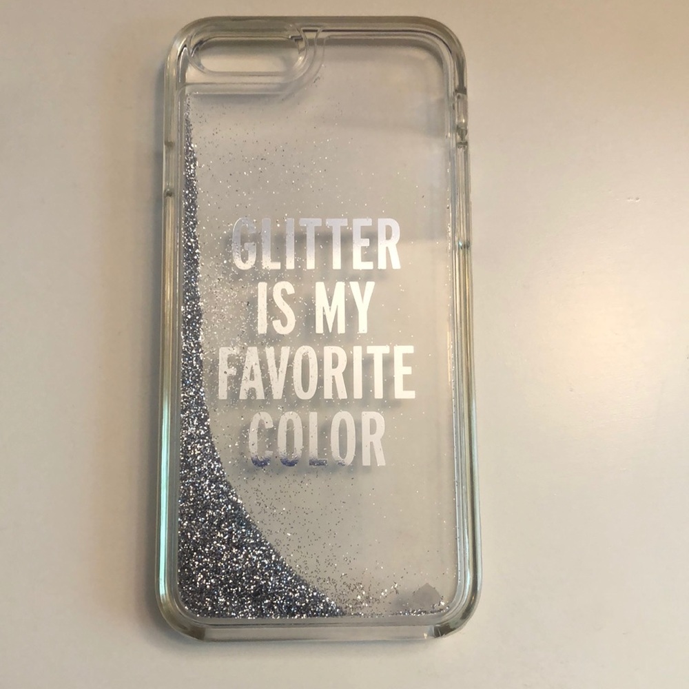Kate Spade iPhone case with glitter